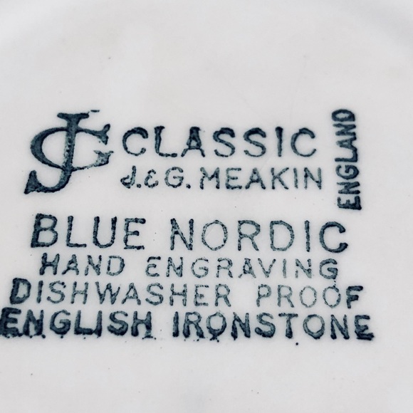 Set of 3 bowls dark blue and white - Picture 5 of 5